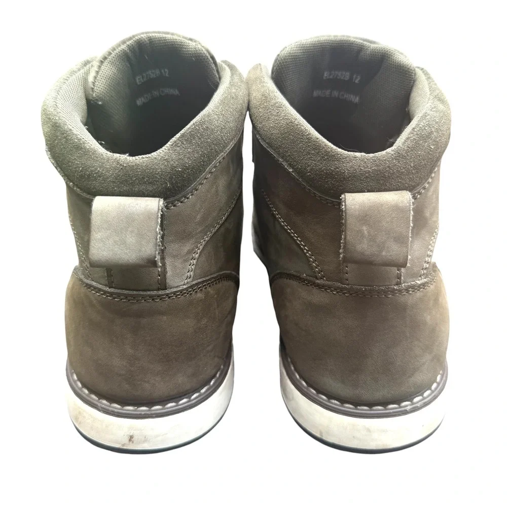 English Laundry Boots Mens 12 Olive Brown GUC Lace Up EL2752B Ankle Boot